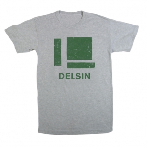 Delsin 2013 Heather Grey/Green Print